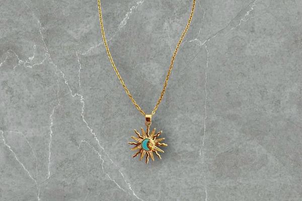 Sun Moon Embrace Necklace